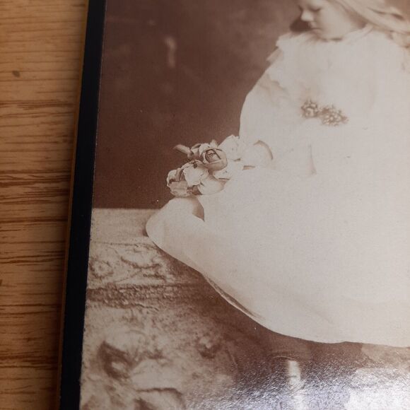 Cabinet Card Photo Young Alice Fox Gerster NYC Union Square George G. Rockwood - Picture 3 of 8